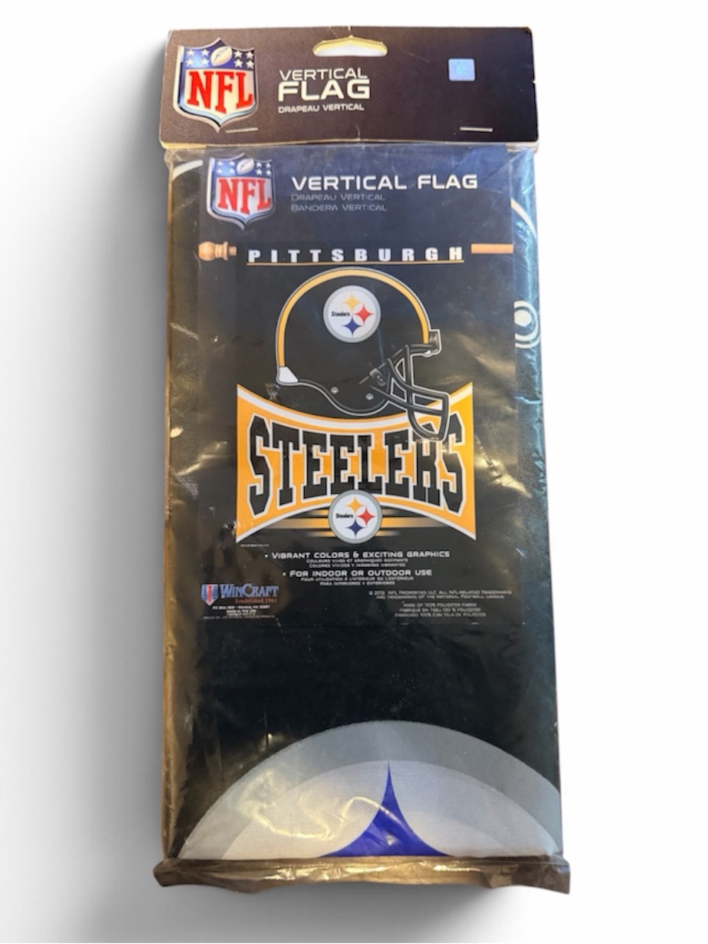 Pittsburgh Steelers Verticle Flag New